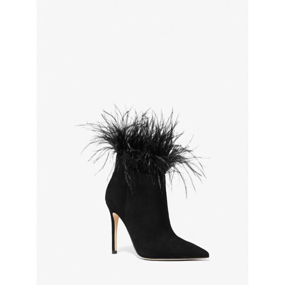 Michael Kors Whitby black suede Bootie Size 6.5